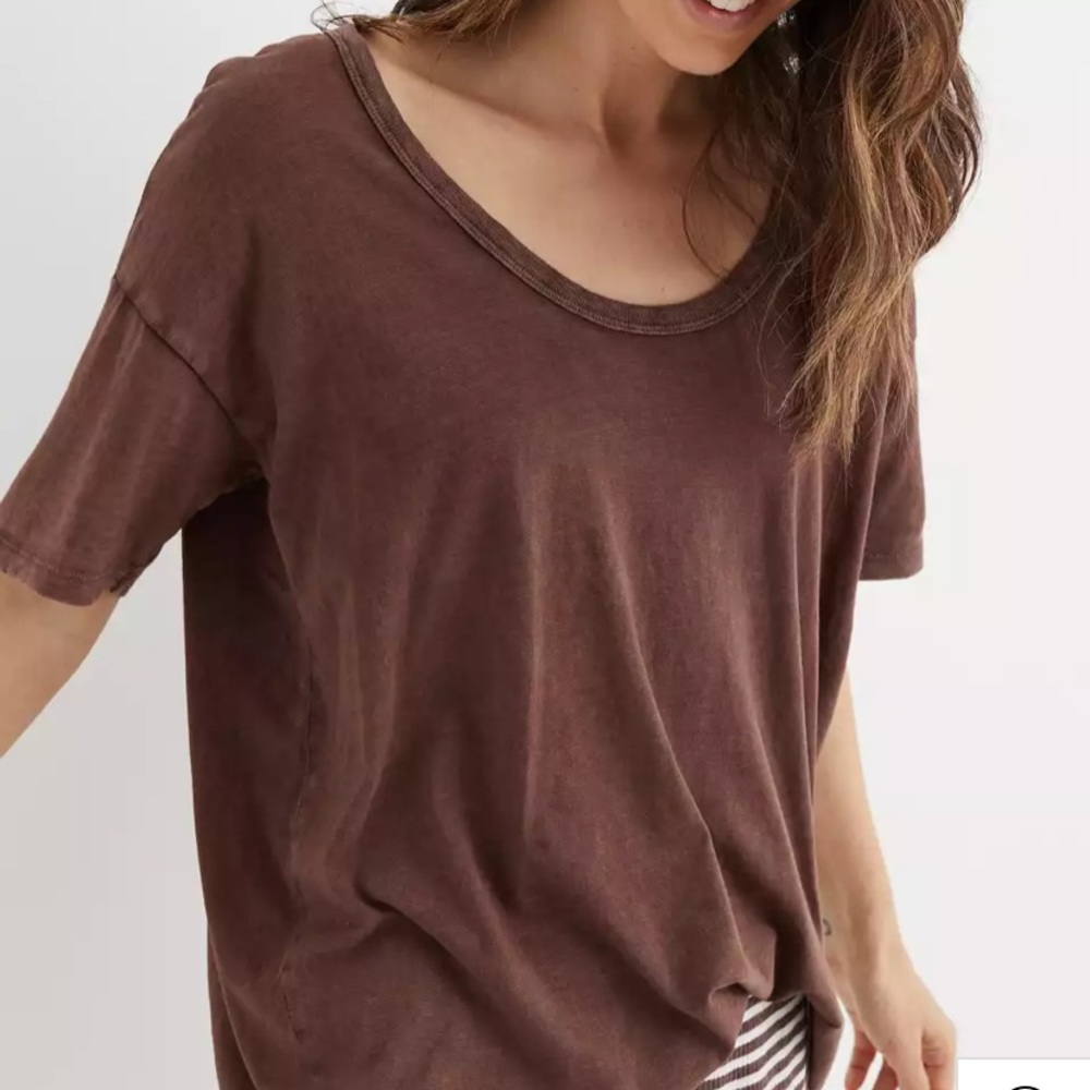 Aerie Boyfriend Voop Oversized T Shirt